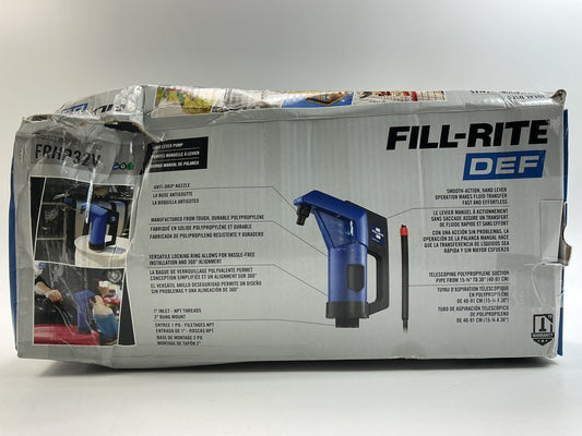 Fill-Rite FRHP32V Piston Hand Operated Transfer Pump, 11oz. Stroke