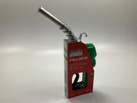 Fill-Rite N075DAU10 Diesel Nozzle, Inlet 3/4 In Npt, 50 Psi, Green, 2.5-14.5 GPM