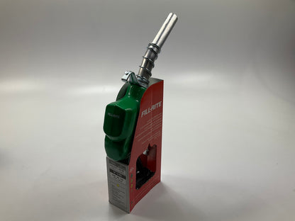Fill-Rite N075DAU10 Diesel Nozzle, Inlet 3/4 In Npt, 50 Psi, Green, 2.5-14.5 GPM