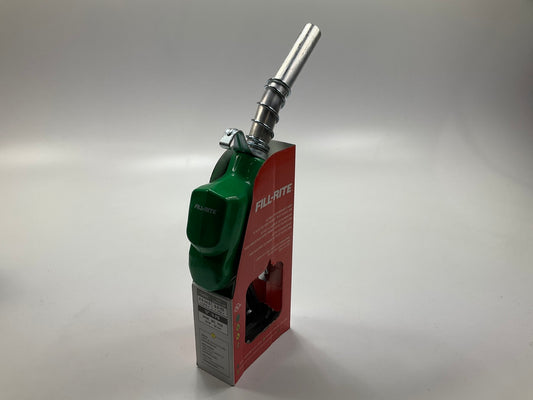 Fill-Rite N075DAU10 Diesel Nozzle, Inlet 3/4 In Npt, 50 Psi, Green, 2.5-14.5 GPM