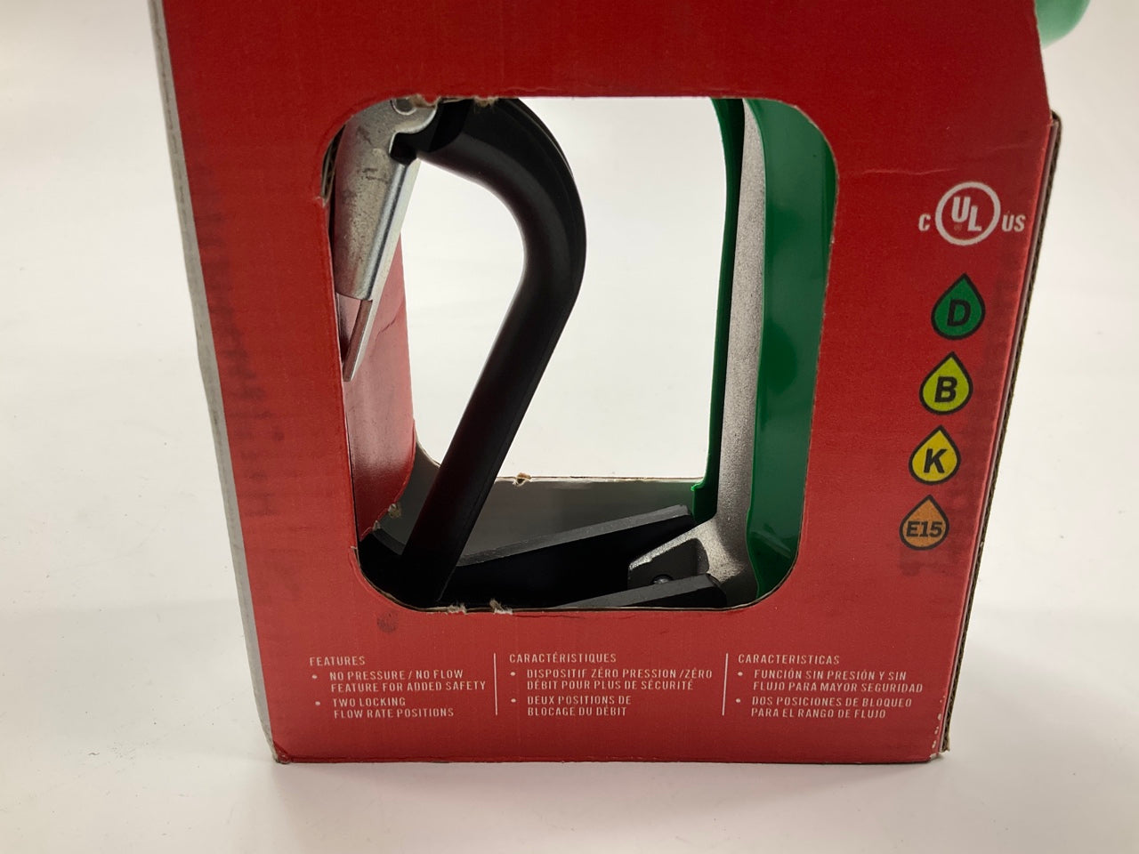 Fill-Rite N075DAU10 Diesel Nozzle, Inlet 3/4 In Npt, 50 Psi, Green, 2.5-14.5 GPM