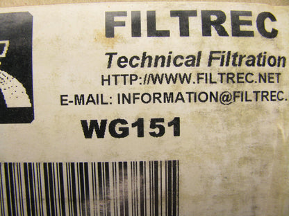 Filtrec WG151 Hydraulic Oil Filter Replaces P173081 HF7833 PT9350MPG 73170309