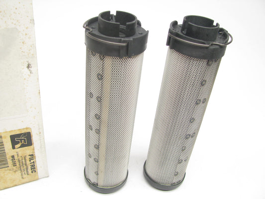 (2) Filtrec WG255 Cartridge Hydraulic Metal Canister Filter 32925346 32913500