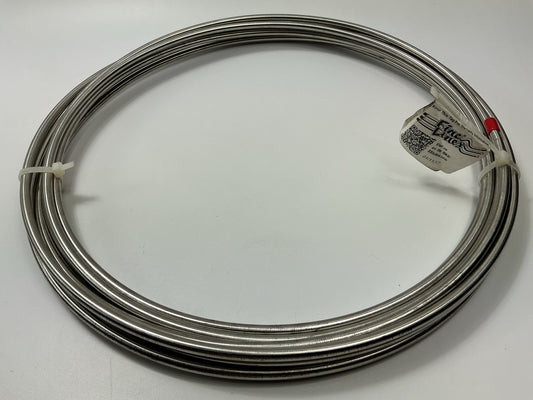 Fine Lines 4SSR  1/4'' Brake Line 25' Tubing Roll, Stainless Steel, 25 Feet Long