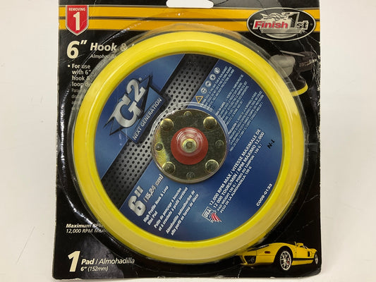 Finish 1st 11125 6'' High Profile Hook & Loop Sanding Disc Pad, 12,000 RPM