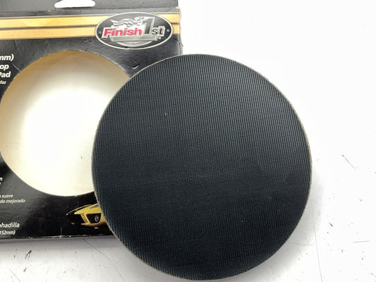 Finish 1st  11127 Hook & Loop Sanding Disc Buffer Soft Interface Backing Pad, 6''