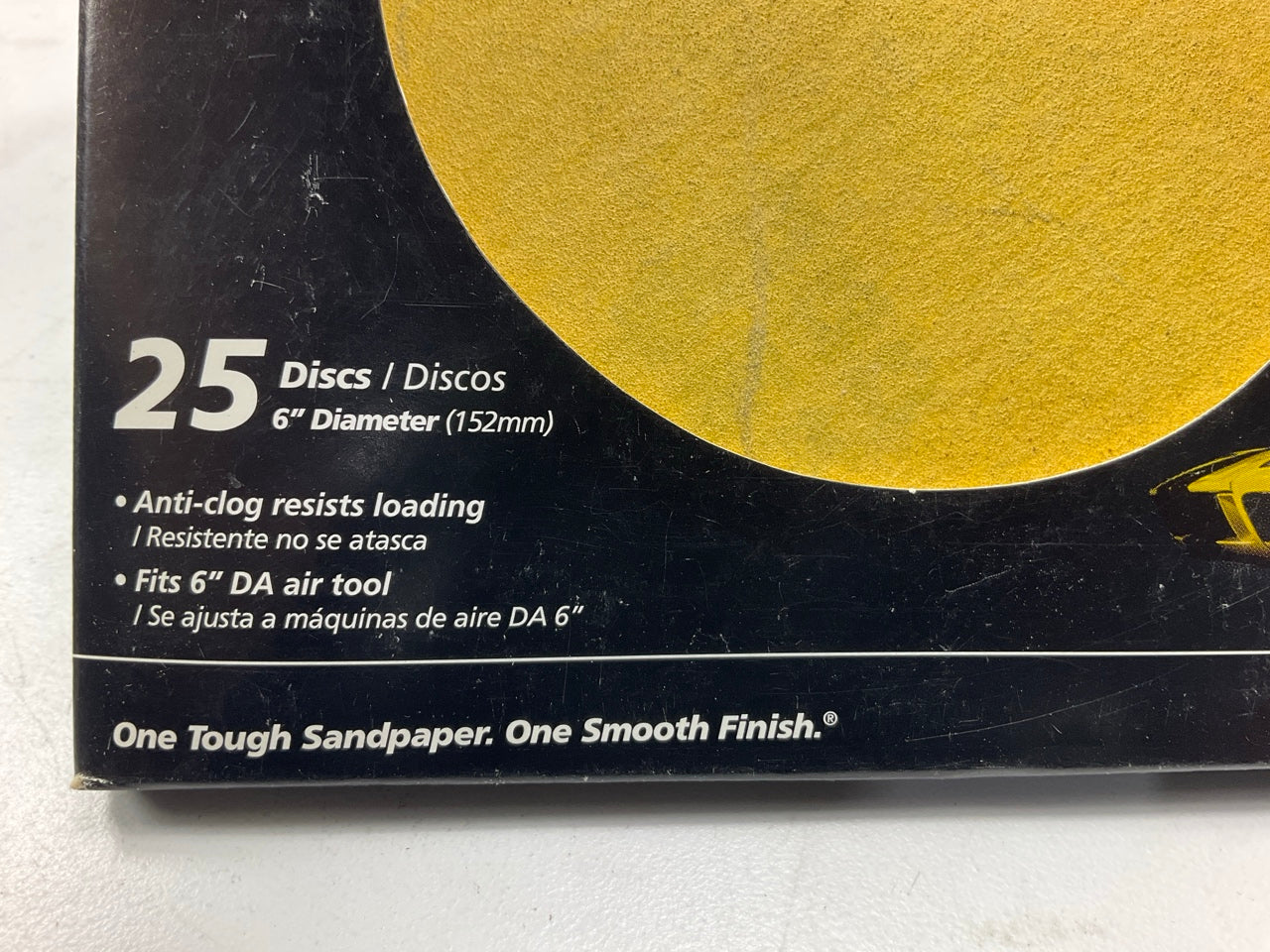 50 Discs Total - Finish 1st 8253 6'' Stick-on Sanding Discs, 220 Grit