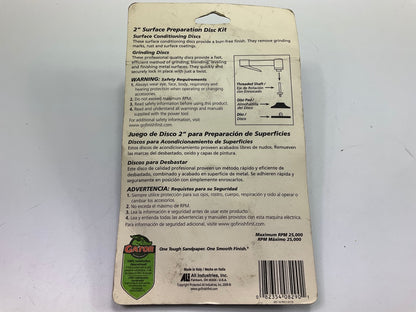 Finish 1st 8290 2'' Surface Preparation Disc Kit For Cleaning Off Gasket Material