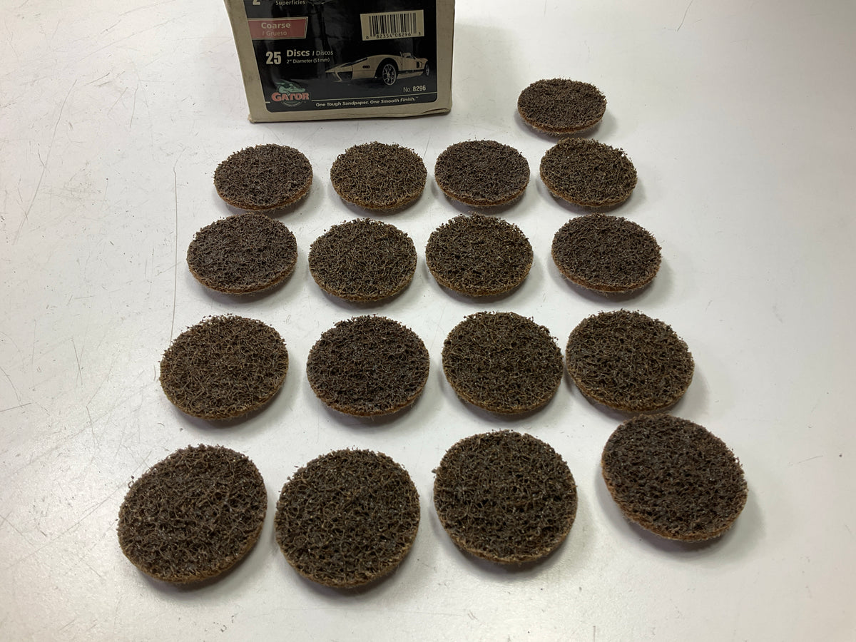 (17) Discs Total - Finish 1st 8296 2'' Surface Conditioning Discs, Coarse