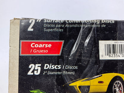 (20) Discs Total - Finish 1st 8296 2'' Surface Conditioning Discs, Coarse