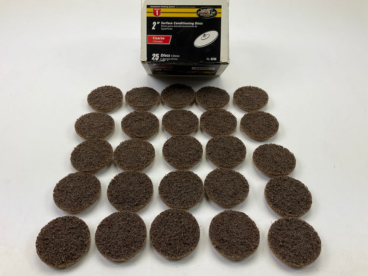 (25) Discs Total -  Finish 1st 8296 2'' Surface Conditioning Discs, Coarse
