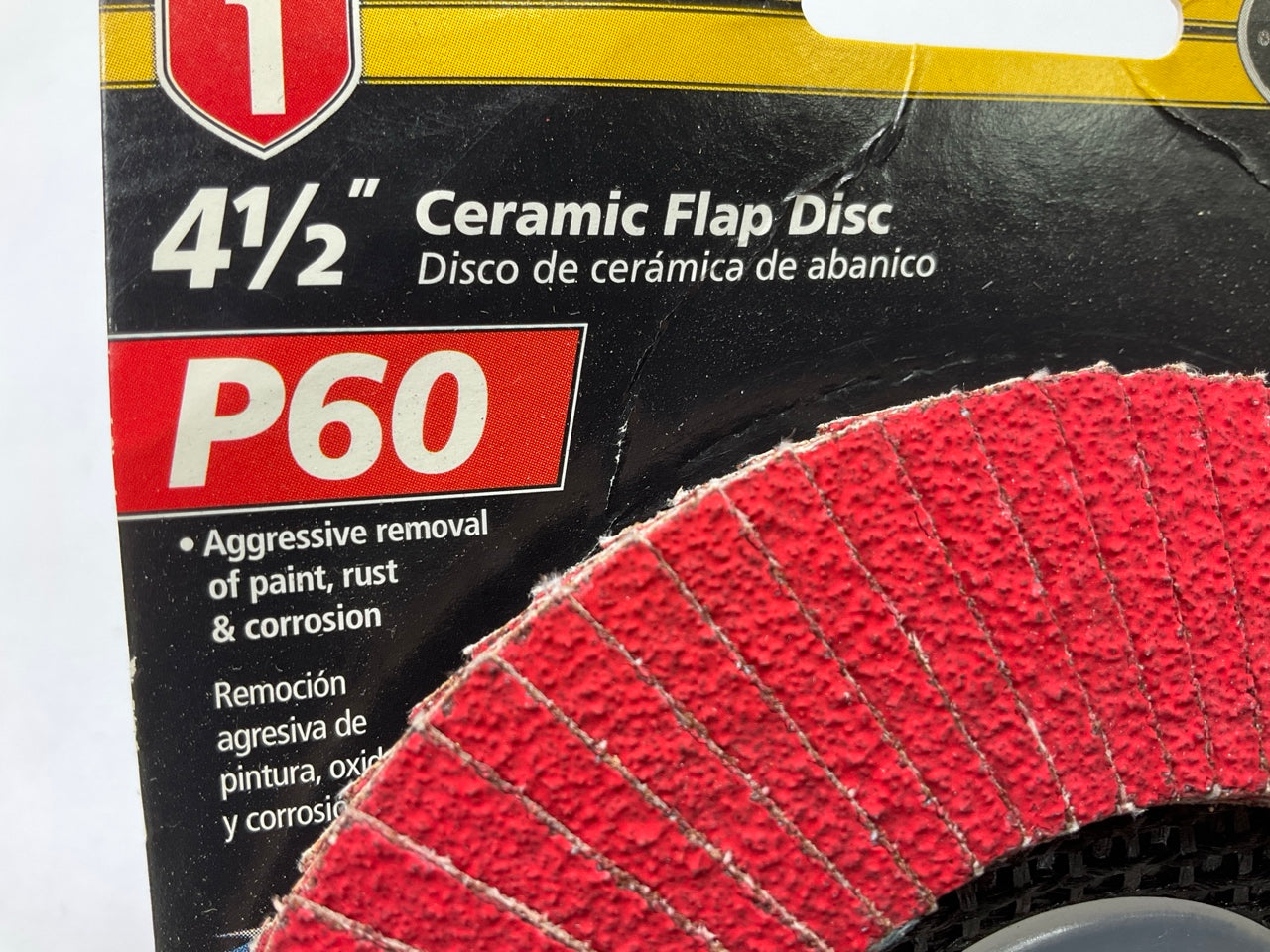 (5) Finish 1st 8315 G2 4-1/2'' Ceramic Flap Disc P60 60 Grit, 13,300 Max RPM