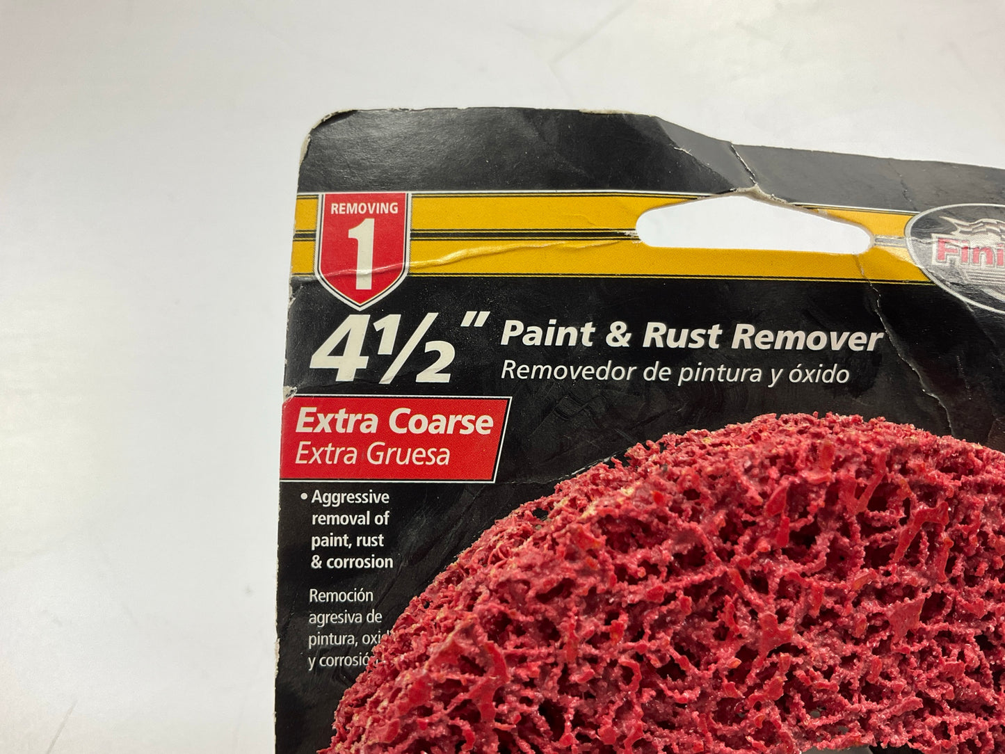(5) Total 8316 Paint / Rust Remover Wheel Disc For Grinder 4-1/2'', Extra Coarse