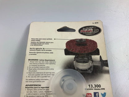 (5) Total 8316 Paint / Rust Remover Wheel Disc For Grinder 4-1/2'', Extra Coarse