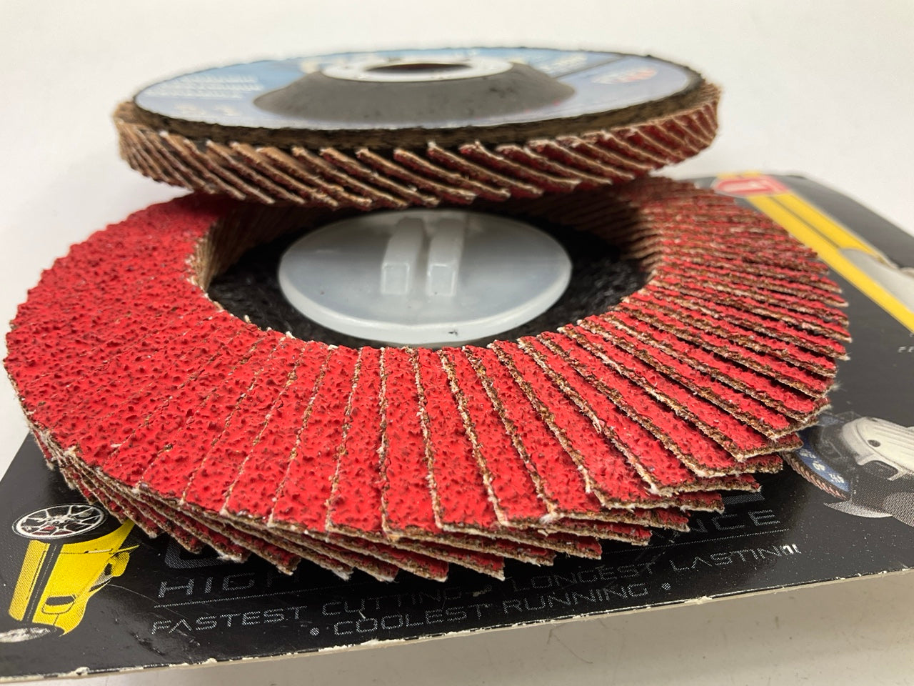 2 / PACK - Finish 1st 8329 4-1/2'' Ceramic Flap Discs, 40 Grit