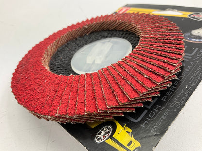 Finish 1st 8329 4-1/2'' Ceramic Flap Disc, 40 Grit
