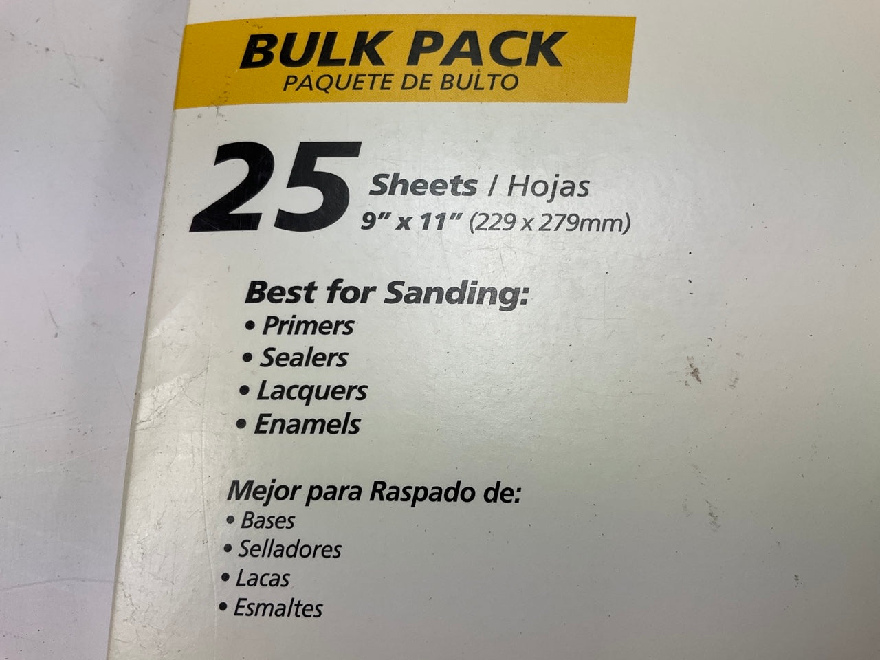Finish 1st 8400 Waterproof Sandpaper Sheets, 9''x11'', 320 GRIT,  25 SHEETS