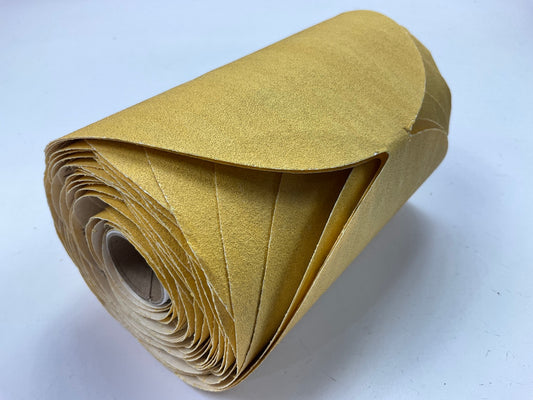 Finish 1st 8422-035 P120 Grit, Stick-On, 6'' Diameter Sanding Discs, Roll Of 100