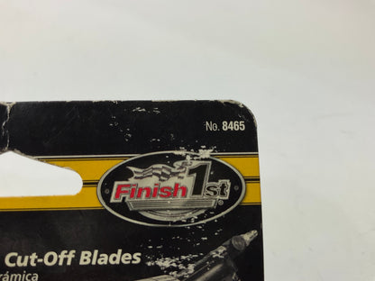 (10) Blades Total  Finish 8465  3'' X 1/32'' Ceramic Cut-off Disc Blades For Metal