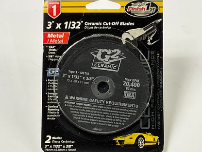 Finish 1st 8465  3'' X 1/32'' Ceramic Cut-off Blade For Metal