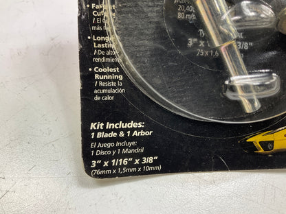 (x10) Finish 1st 8470 3'' X 1/16'' Ceramic Grinding/Cut-Off Wheel W/Arbor - METAL