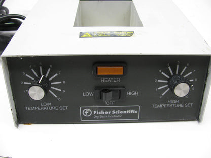 Fisher Heat Block Dry Bath Plate Hot Incubator (no Heatblock) 115v Heater 115V