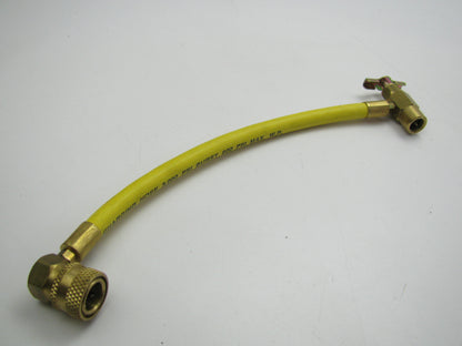 FJC 6035 A/C Air Conditioning  Yellow 12'' Long Charging Charge Hose For 134