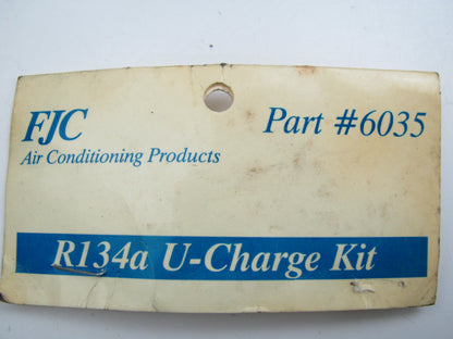 FJC 6035 A/C Air Conditioning  Yellow 12'' Long Charging Charge Hose For 134