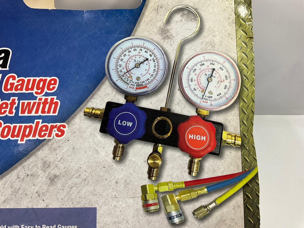 FJC 6760SPC60 A/C Manifold Gauge Set W/ 60'' Hoses For 134 A/C Type