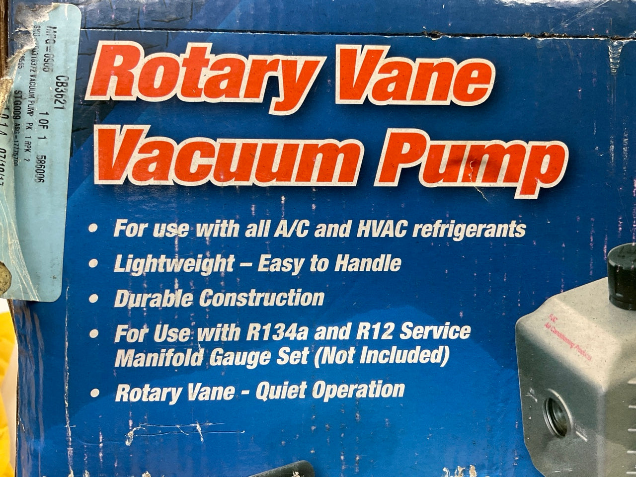 OIL LEAKED OUT - FJC 6905 1.5 CFM Vacuum Pump