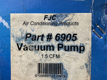 OIL LEAKED OUT - FJC 6905 1.5 CFM Vacuum Pump