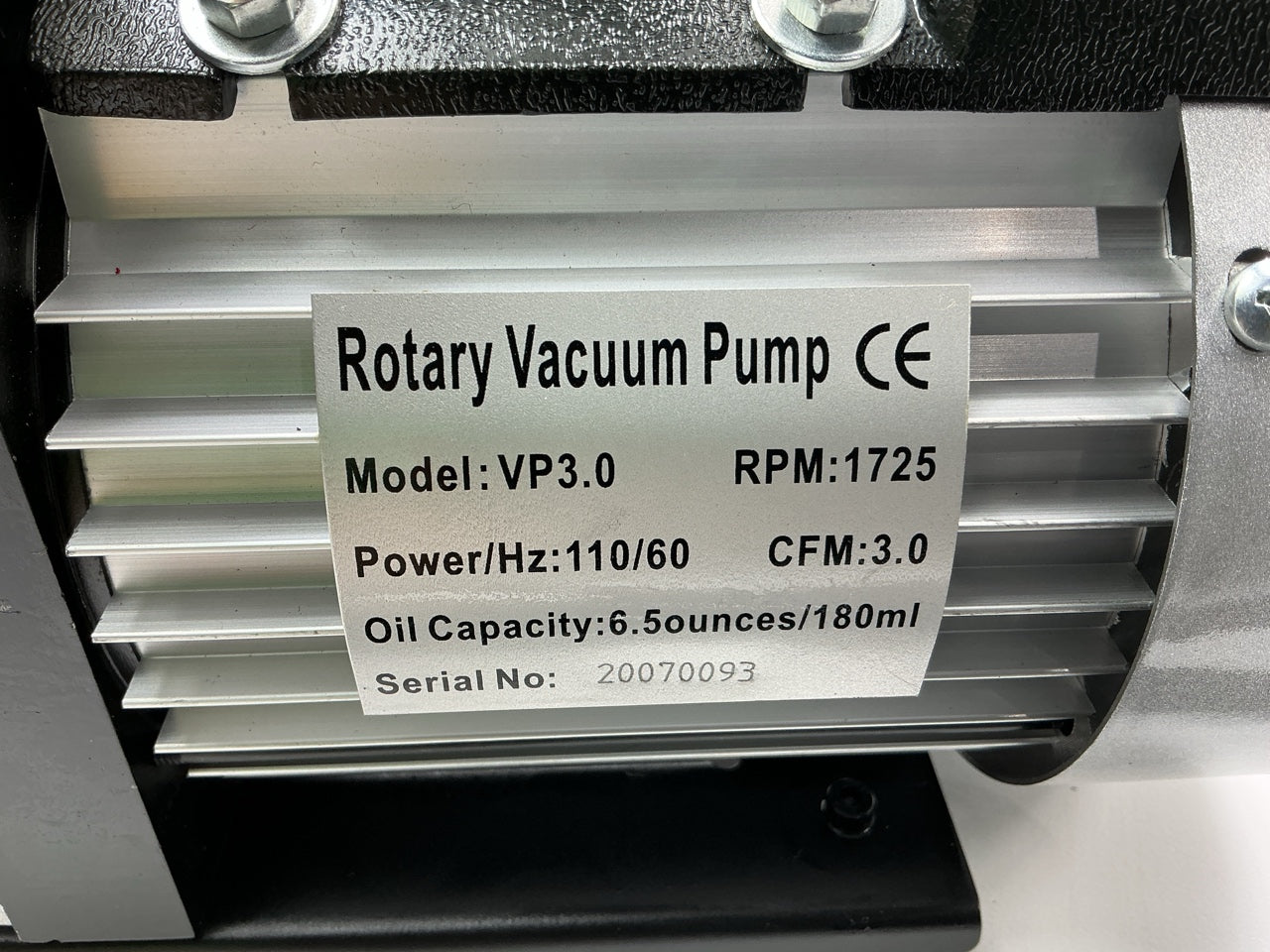 FJC 6909 3.0 CFM Vacuum Pump