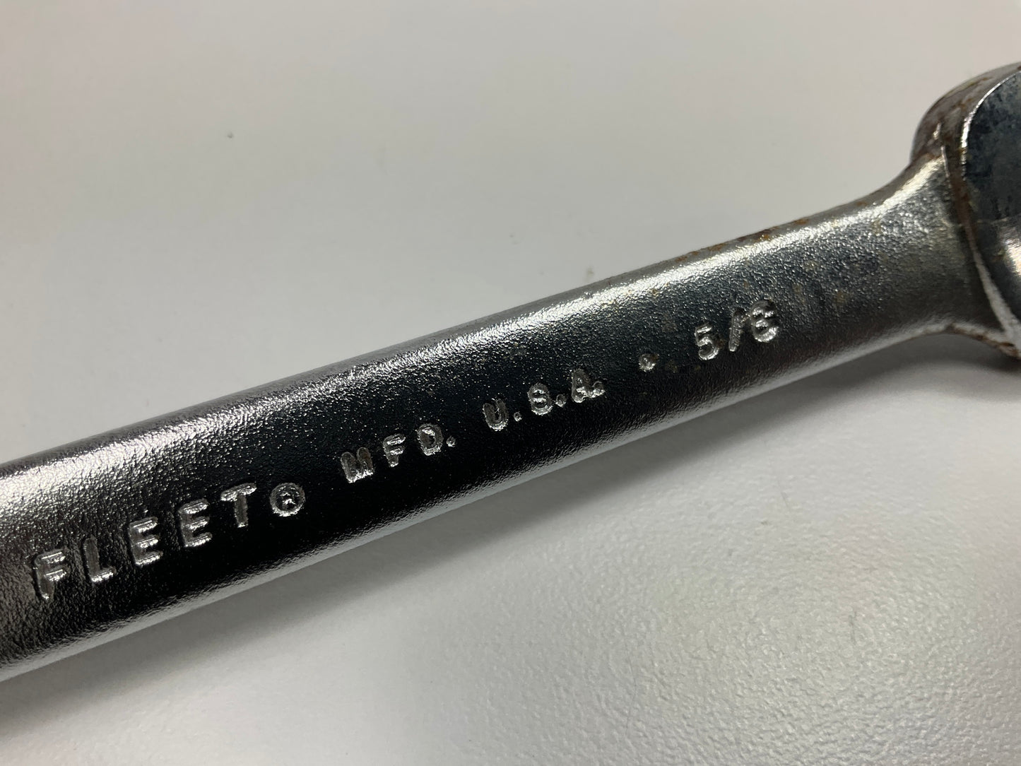 VINTAGE - Fleet 5024 Double Open-End Wrench, 3/4'' & 5/8'' - MADE IN USA