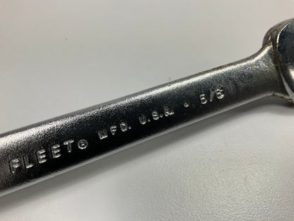 VINTAGE - Fleet 5024 Double Open-End Wrench, 3/4'' & 5/8'' - MADE IN USA
