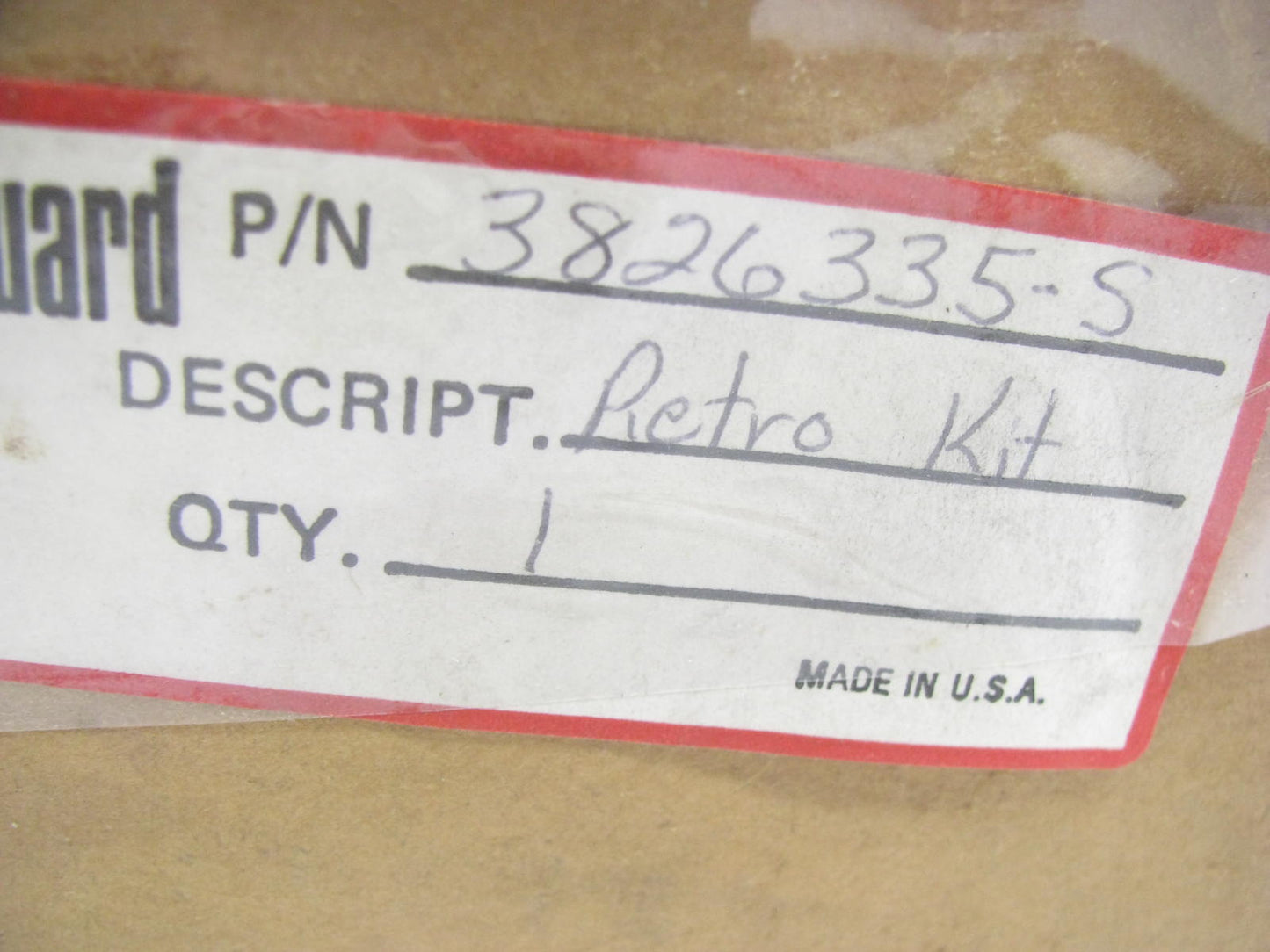 Fleetguard 3826335S Adapter Set Used With LF3000 Retro Kit For CAT Engines LF691