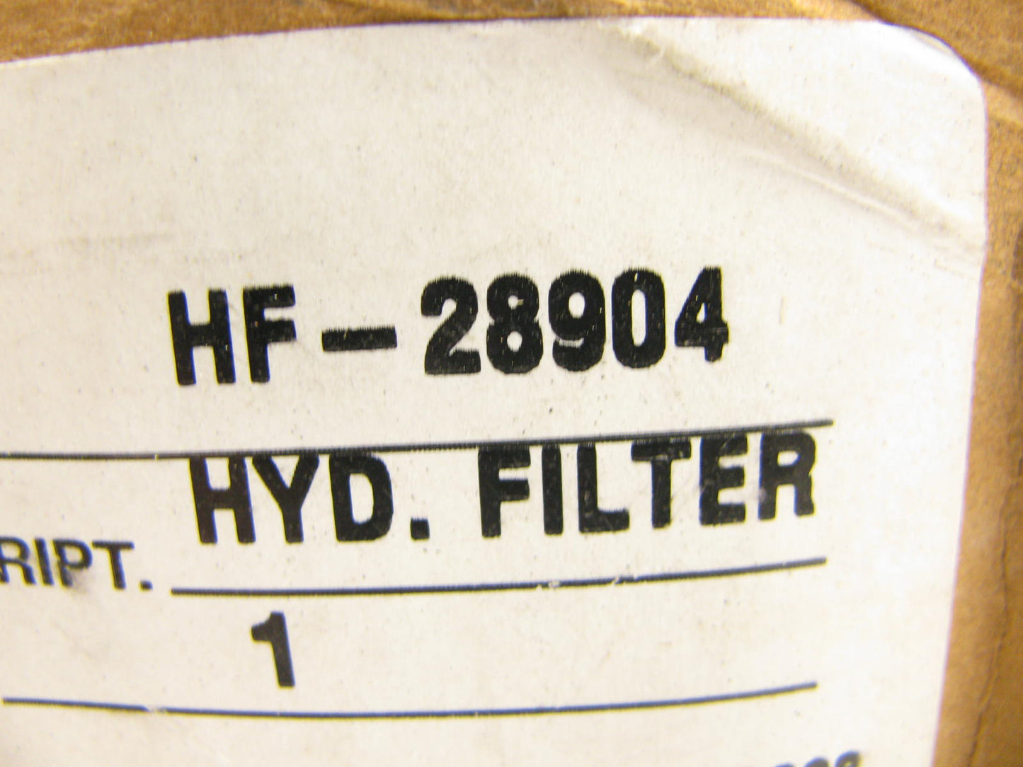 Fleetguard HF-28904 Hydraulic Oil Filter For Leach Packer Replaces 100057