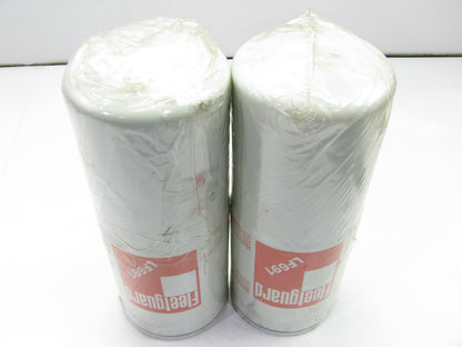 (2) Fleetguard LF691 Engine Oil Filters - 51792, L60069, LFP4005, LF359, P554005