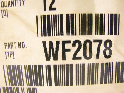 (12) Fleetguard WF2078 Coolant Filters Replaces: 24430 LFW4860XL B5176 P551309