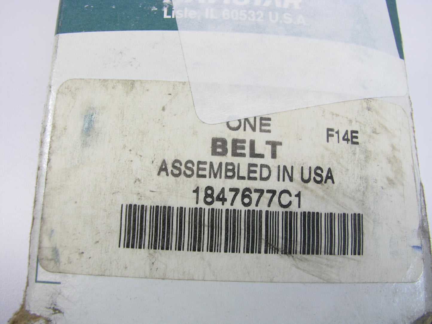 Fleetrite 1847677C1 Serpentine Belt - 1.367'' X 73.625'' - 10 Ribs