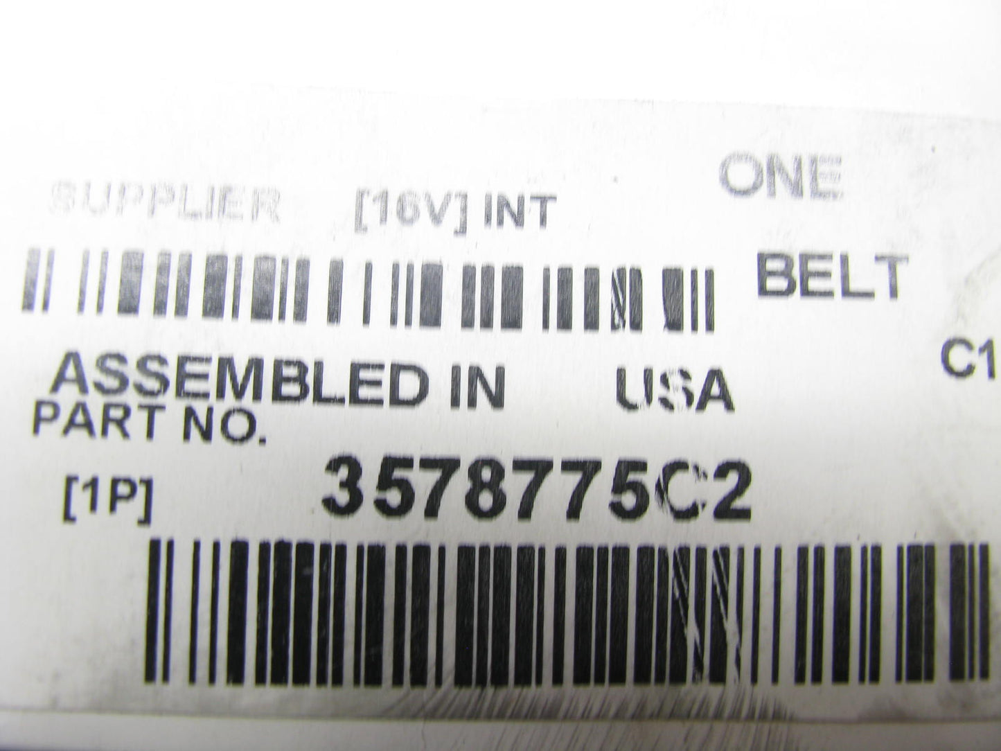 Fleetrite 3578775C2 Serpentine Belt