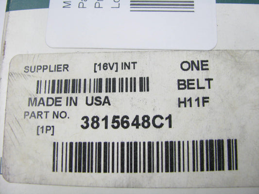 Fleetrite 3815648C1 Serpentine Belt - 1.12'' X 78.149'' - 8 Ribs