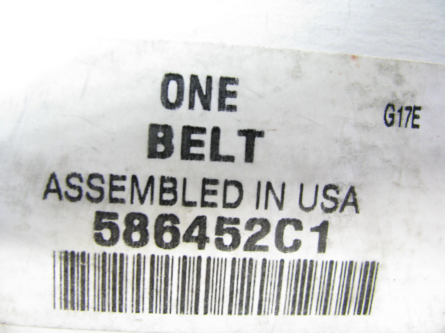 Fleetrite 586452C1 Serpentine Belt - 0.69'' X 34.00'' - 5 Ribs