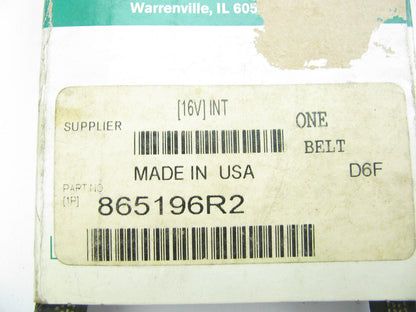 Fleetrite 865196R2 Accessory Drive Belt - 0.53'' X 48.50'' - 36 Degree