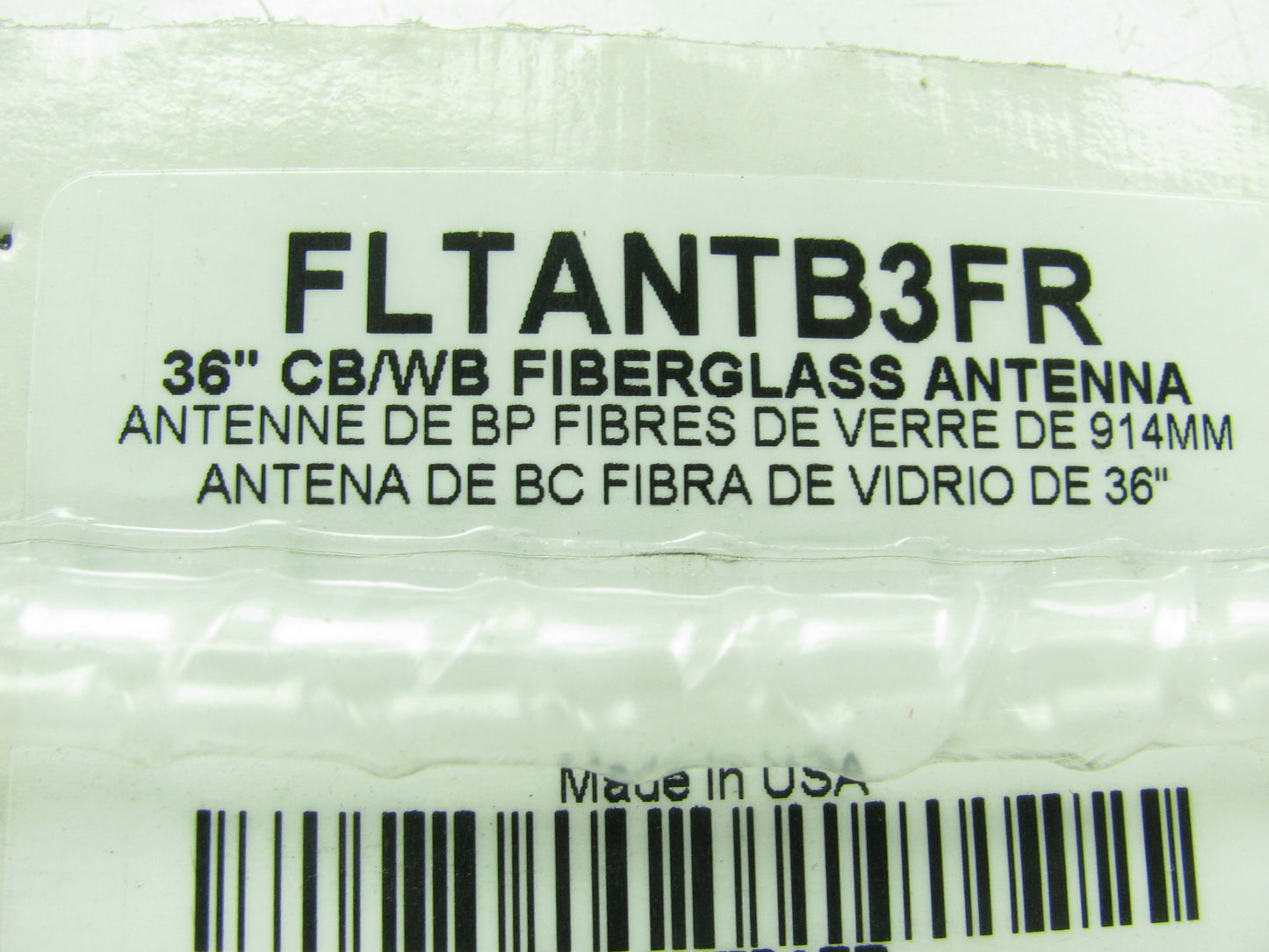 Fleetrite FLTANTB3FR CB Antenna, 36'' Fiberglass, Fleetrite Tip