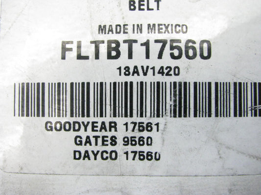Fleetrite FLTBT17560 Accessory Drive Belt - 0.53'' X 56.25'' - 36 Degree