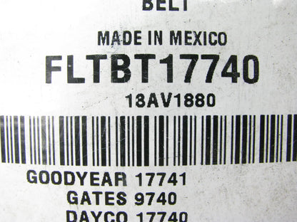 Fleetrite FLTBT17740 Accessory Drive Belt - 0.53'' X 74'' - 36 Degree