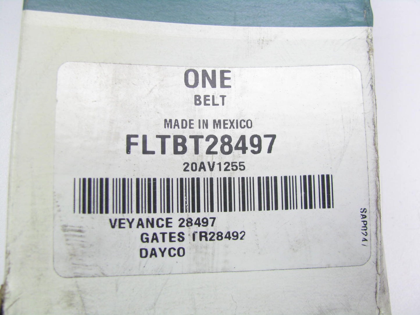 Fleetrite FLTBT28497 Accessory Drive Belt - 0.875'' X 50.00 - 38 Degree