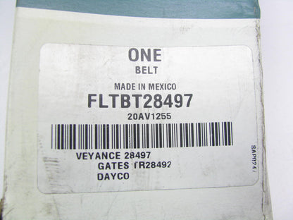 Fleetrite FLTBT28497 Accessory Drive Belt - 0.875'' X 50.00 - 38 Degree