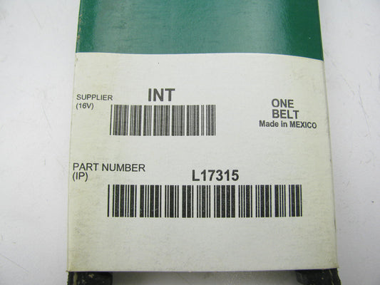 Fleetrite L17315 Accessory Drive Belt - 0.53'' X 31.50'' - 36 Degree