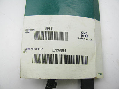 Fleetrite L17651 Accessory Drive Belt - 0.53'' X 65.125'' - 36 Degree
